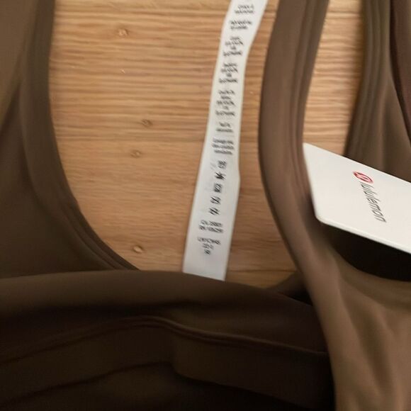 NWT LULULEMON Align Cropped STYLE Tank Top  BROWN JAVA COFFEE Size 6 nwt nwt - Picture 5 of 6